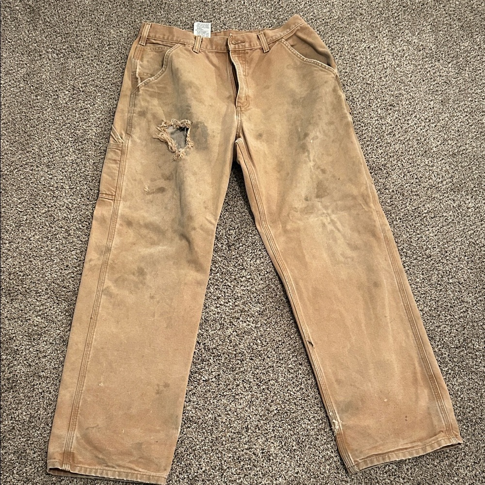 Men's Brown Work Pants